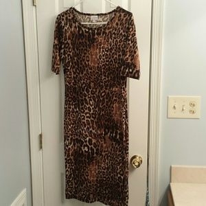 Leopard print dress